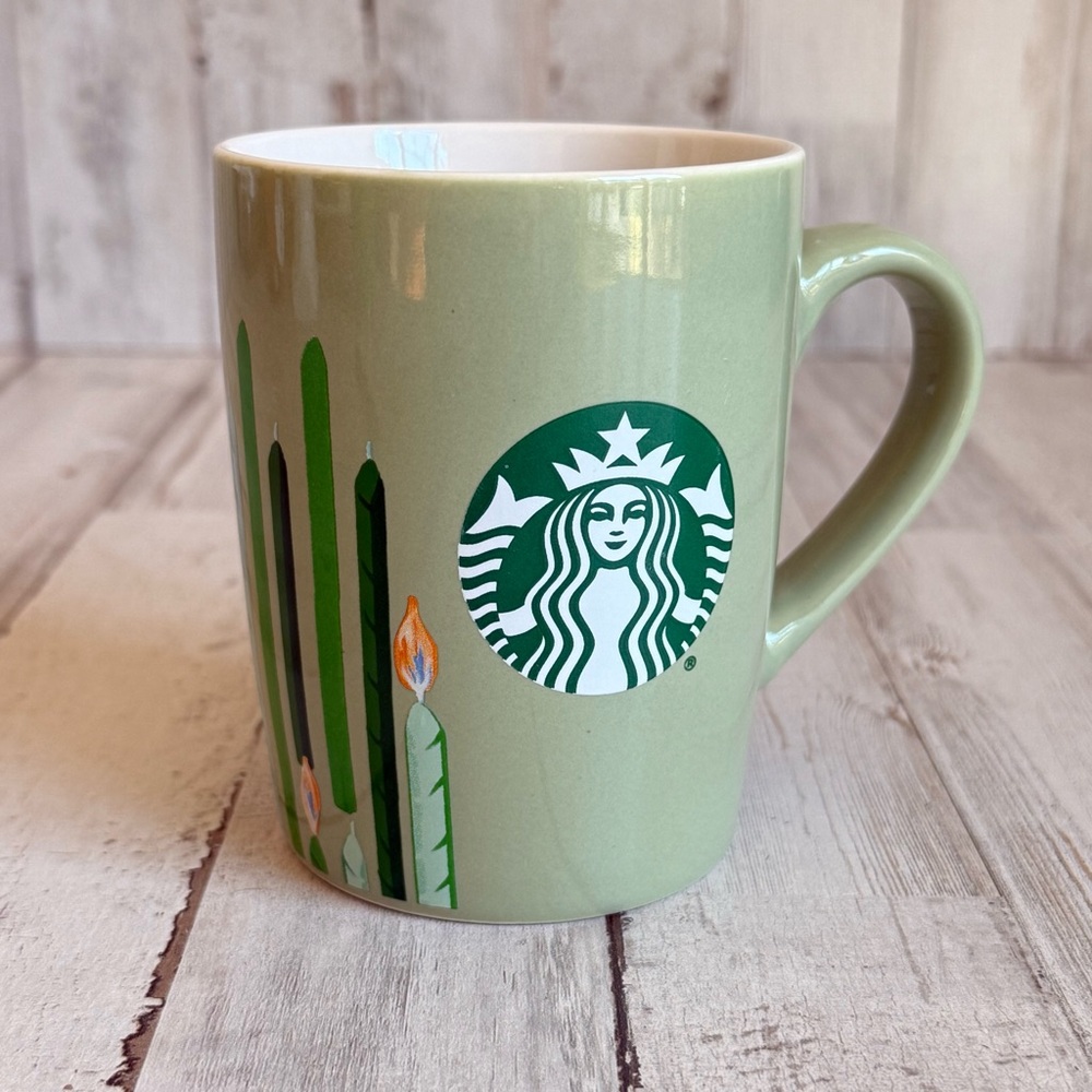 Starbucks Green Ceramic Mug